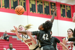 University grabs first win, 68-28, in opener of BFS Tip-Off Classic